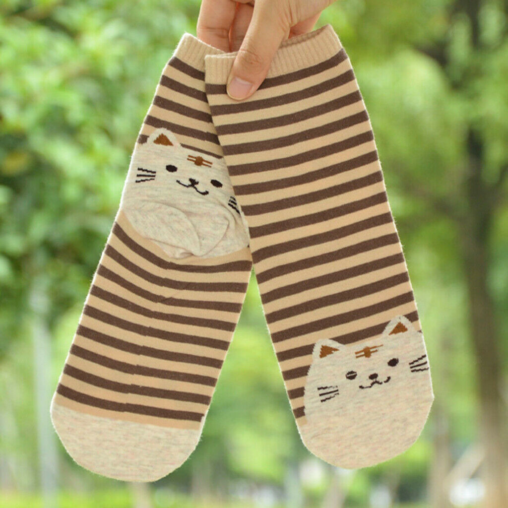 Cute cat Ladies cat Cartoon Cotton New Women Socks Gift Style 1