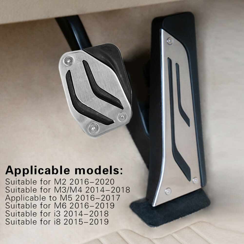 Non Slip Gas Brake Pedal Cover Set for BMW M2 M3 M4 M5 M6 i3 i8 2016 2017 @
