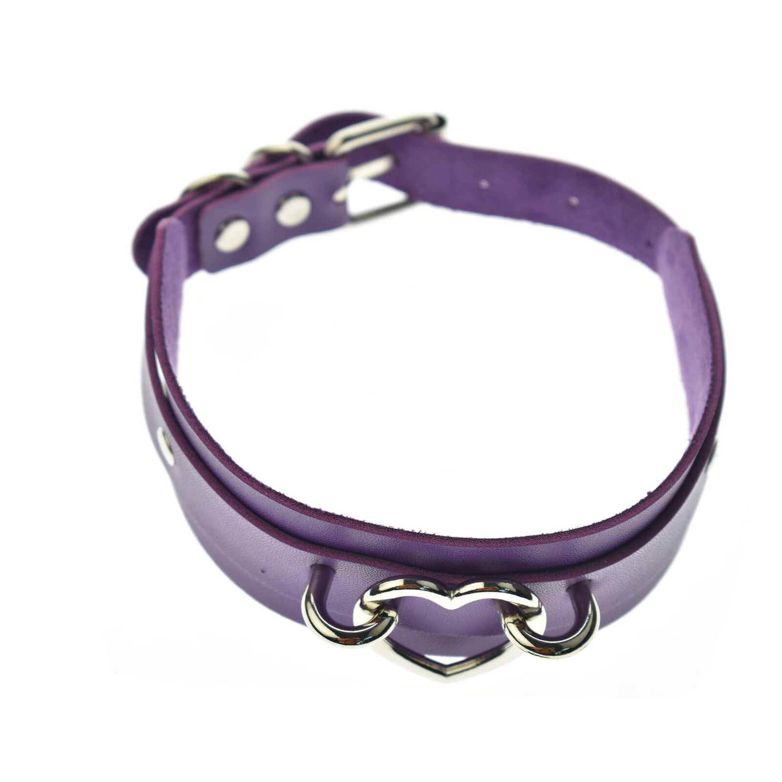 Pu Leather choker Heart Collar Goth punk Rock Gothic Necklace jewelry