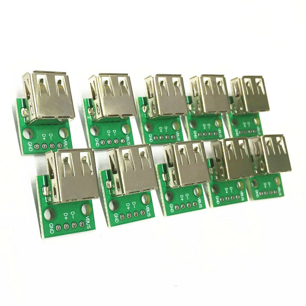 10 x micro 4 pin USB 2. 0 head for DIP connection with overcharge protection