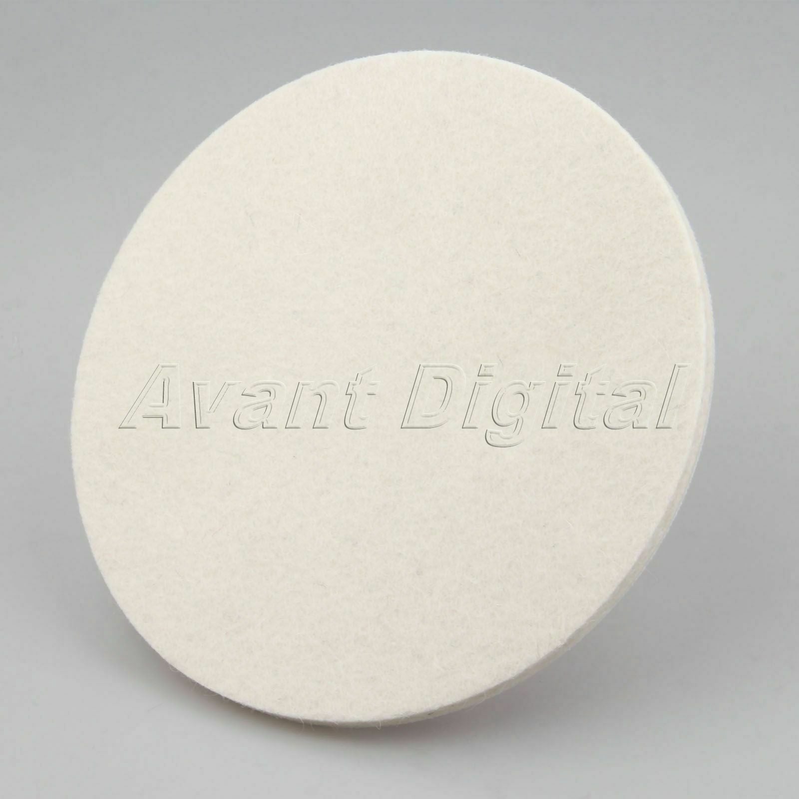 180mm 7" White Car Polishing Buffing Wheel Wool Felt Polisher Disc Pad Round
