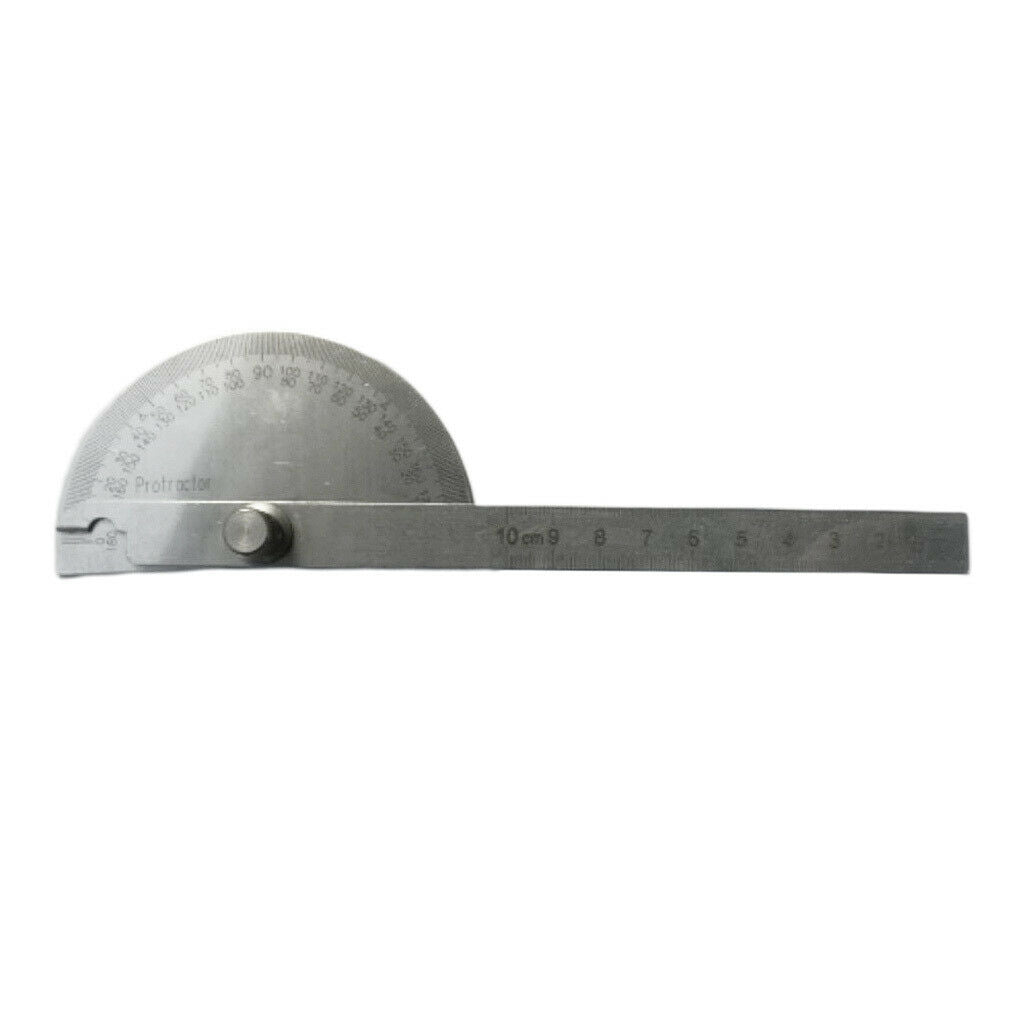 2 X 180 Degree Protractor Ruler Angle Finder 145 & 150mm Durable Hand Tools