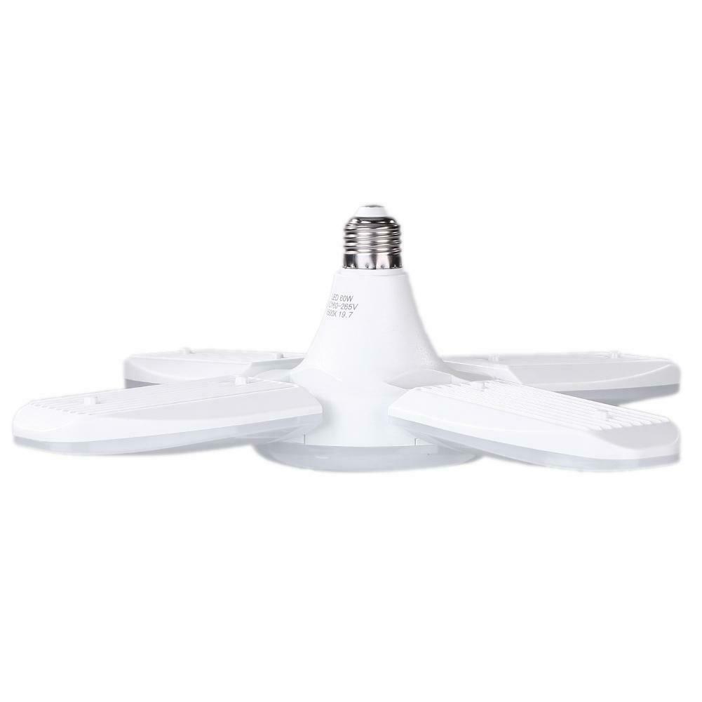 LED Pendant Light Foldable Fans Angle Adjustable Ceiling Lamp Energy Saving @