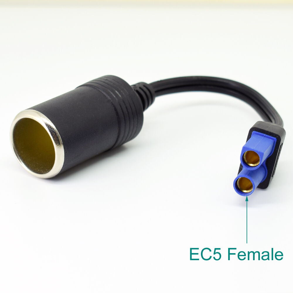1pc 20cm 2x16AWG EC5 Female To Car Power Charger Female Connector Adapter Cable