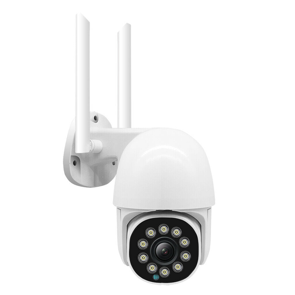 10-LED 1080P Outdoor Pan Tilt WiFi Security Camera 2-Way Audio Cloud Storage