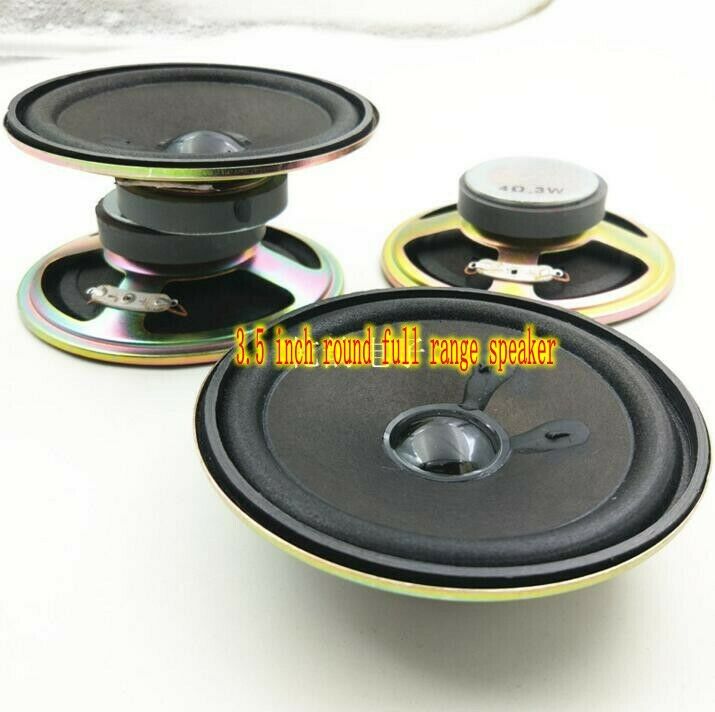 2pcs 3.5"inch 92mm 4Ω 3W Full range speaker Loudspeaker Round Audio Parts
