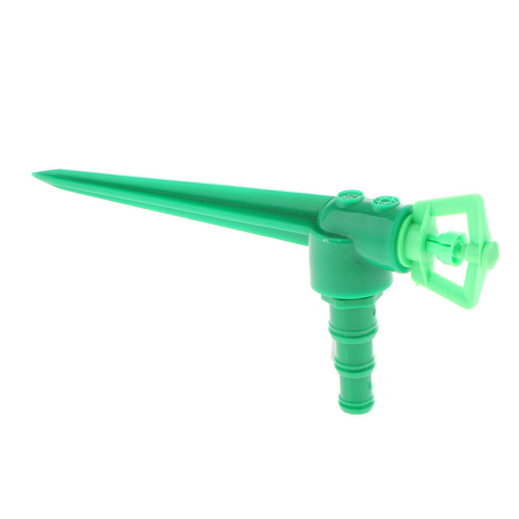 JR6036 Multi Adjustable Lawn Sprinkler on a Spike with Integrated Flow Control,
