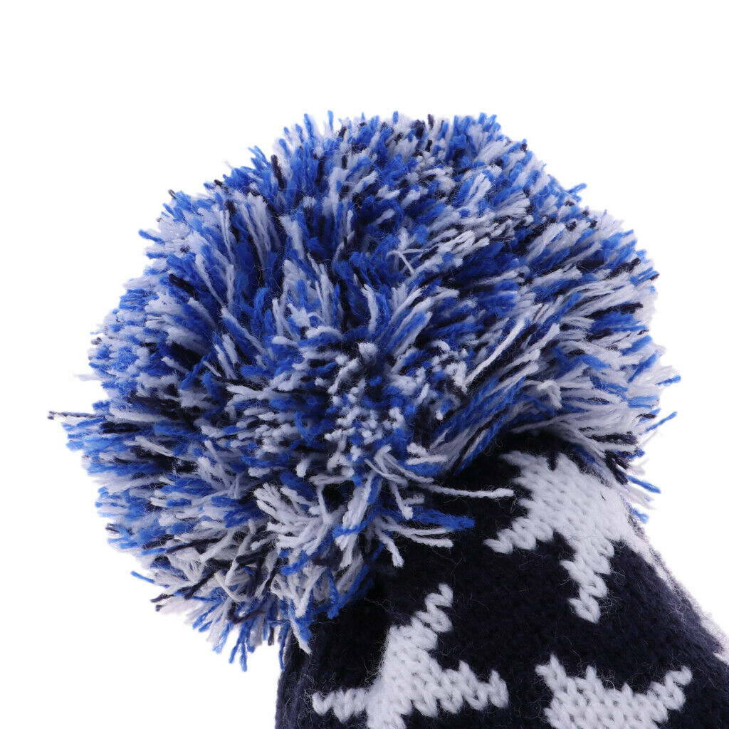 Knitted Golf Club Head Covers Driver Fairway Wood Sock Headcover Suitable for