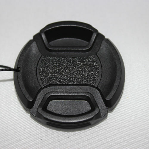 40.5mm Center Pinch Snap on Front Cap For Sony Lens Filters 55mm W/ Strin.l8
