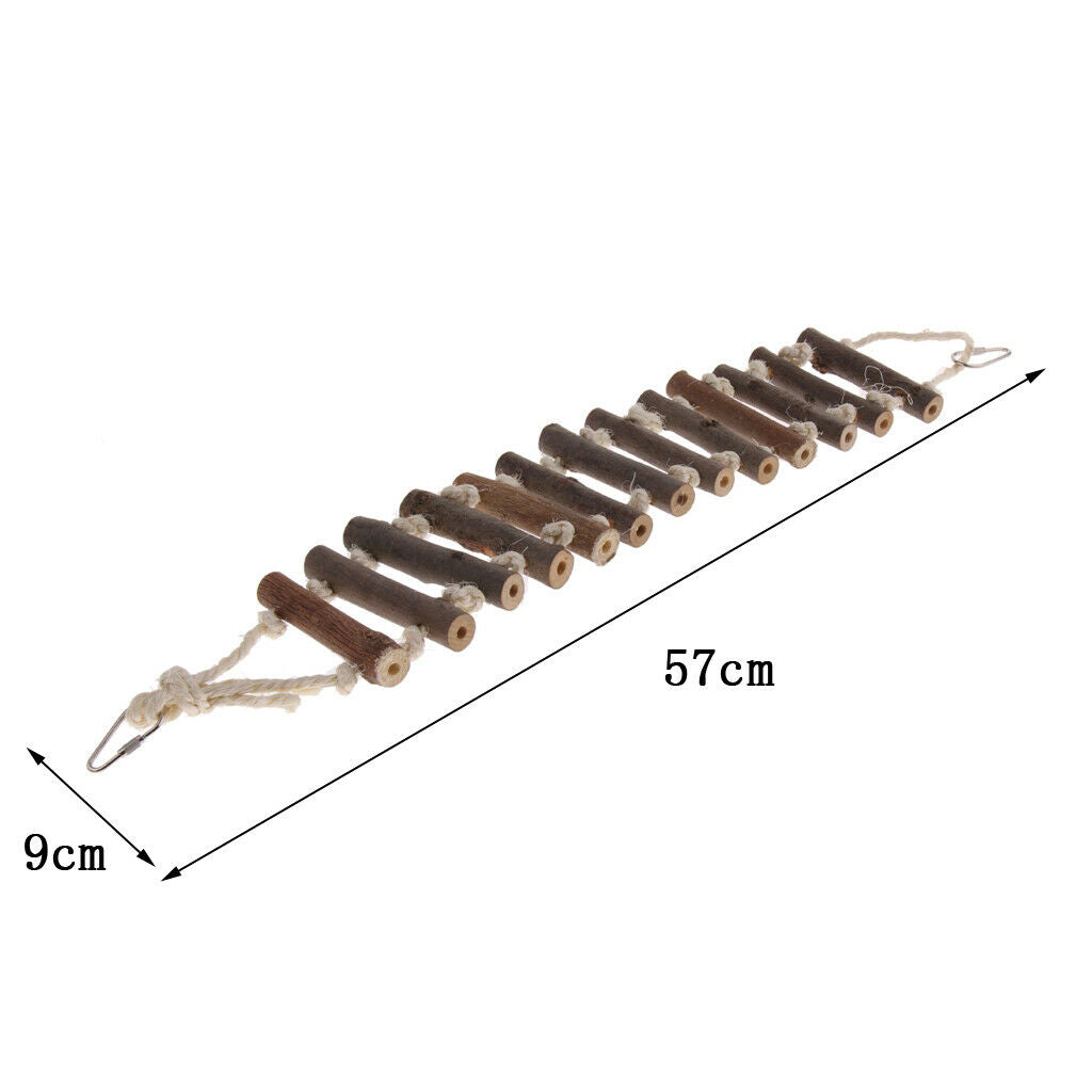 Bird Toys Parrot Ladder Swing Trainning Bridge for Parrots African Grey