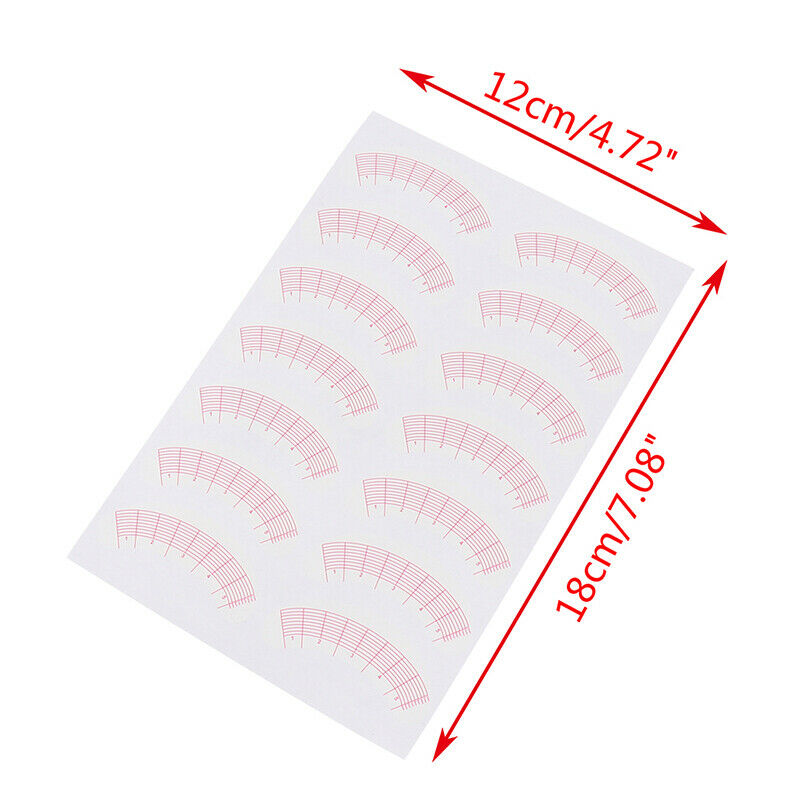 35Pairs Measure Practice Eyelash Extension Training Eye Positioning Tips .l8