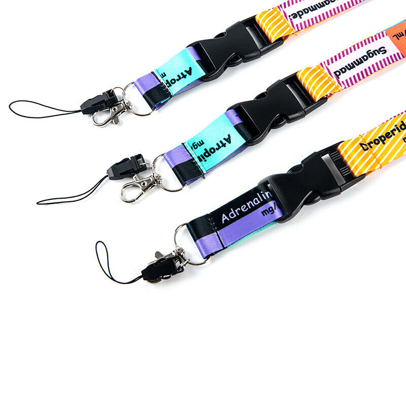 Ransitute Medical Lanyard Credit Card ID Holder Bag Doctor Nurse Student Wo Fx