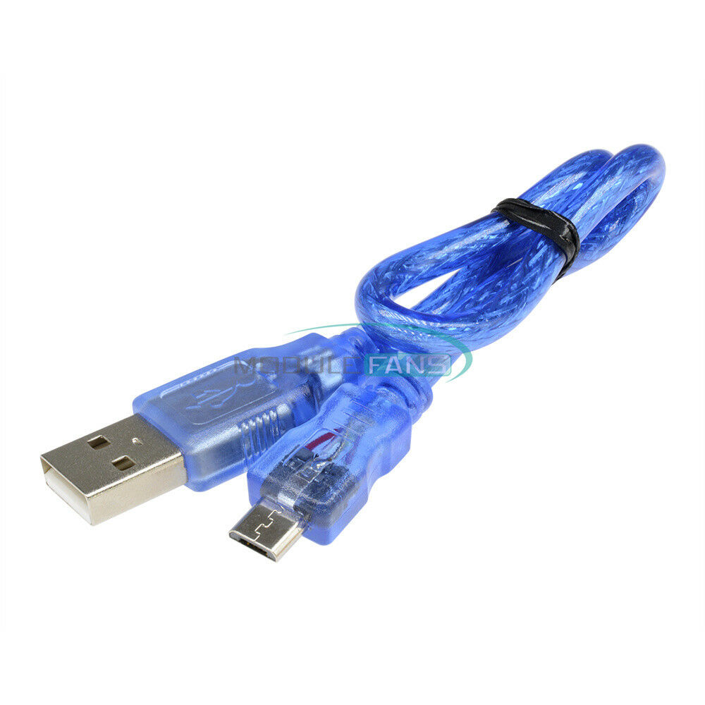 30CM USB 2.0 A Male to Micro USB 5 pin Male Data Charge Cable Cord New