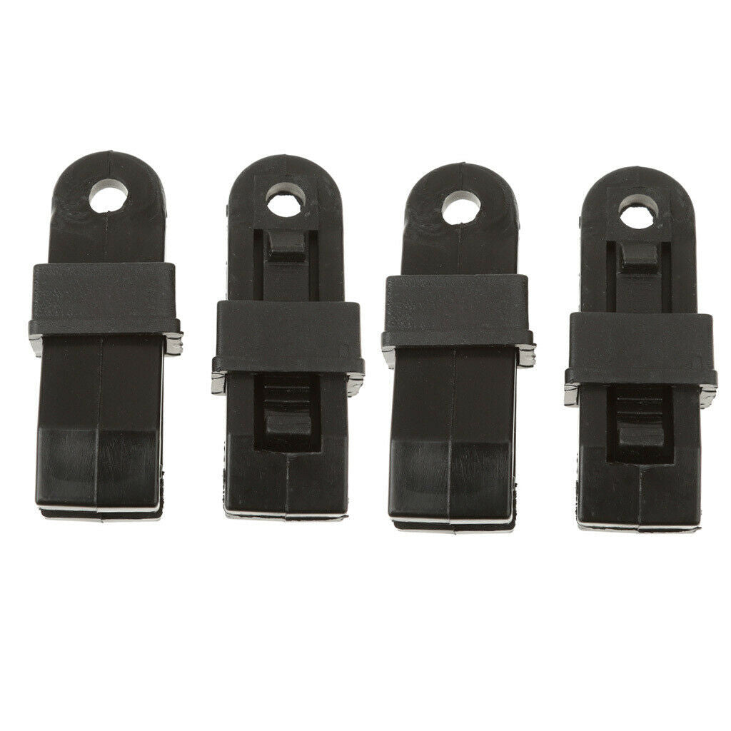 4 Pieces Easily Tent Clip Buckle Hooks for Family Tent