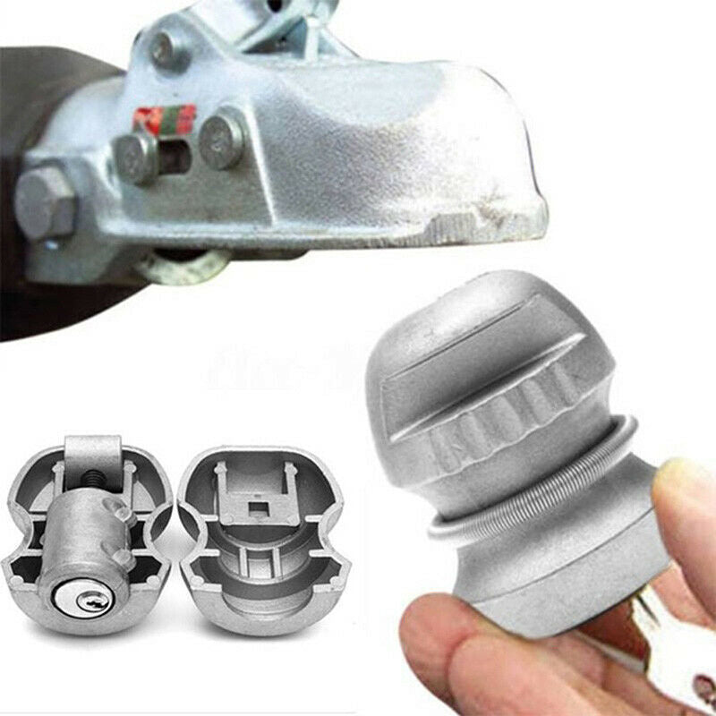 1pc Universal Hitchlock Trailer Hitch Coupling Lock Tow Ball Lock Caravan L Qx