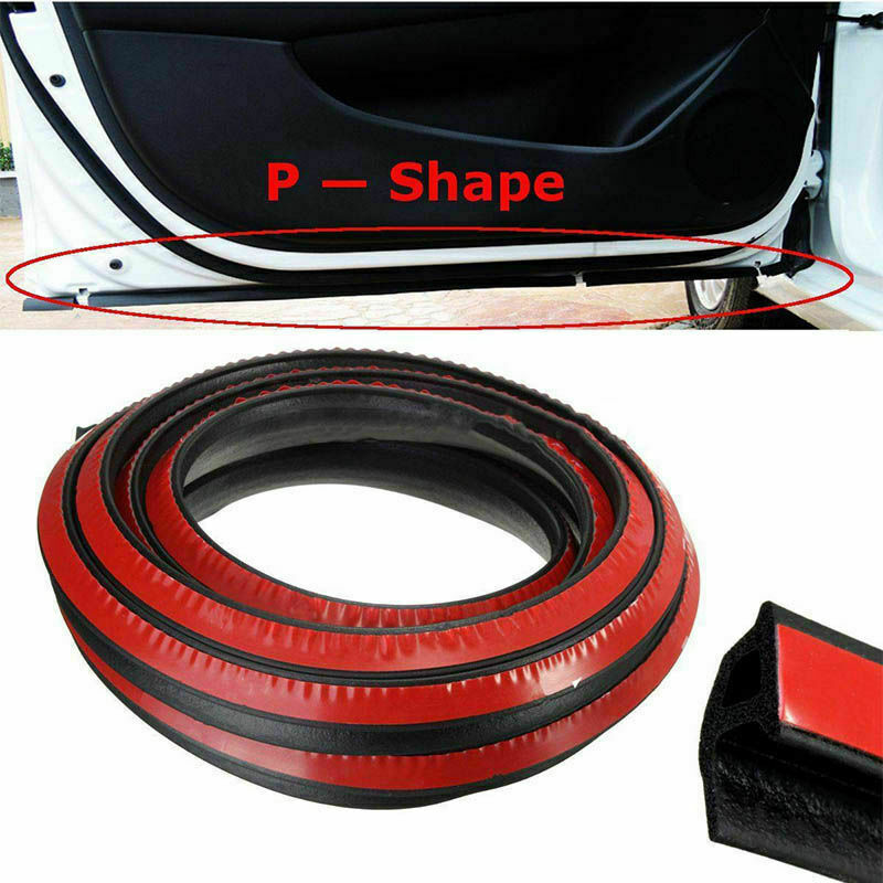 P-Type 4M Seal Strips Noise Insulation Anti-dust Weatherstrip Trim for cars door