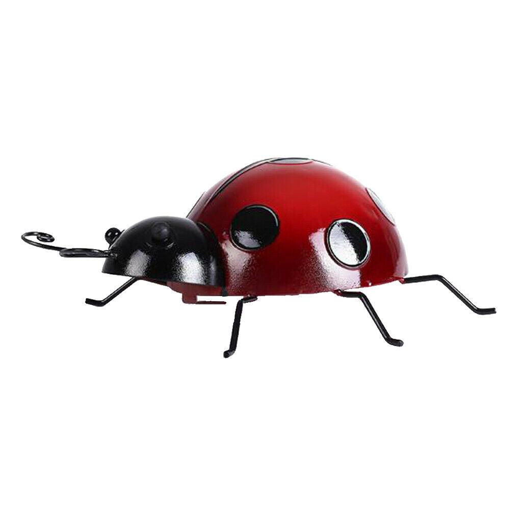 10 Pieces Handmade Ladybird Design Walls Insect Hanging Sculpture 10cm