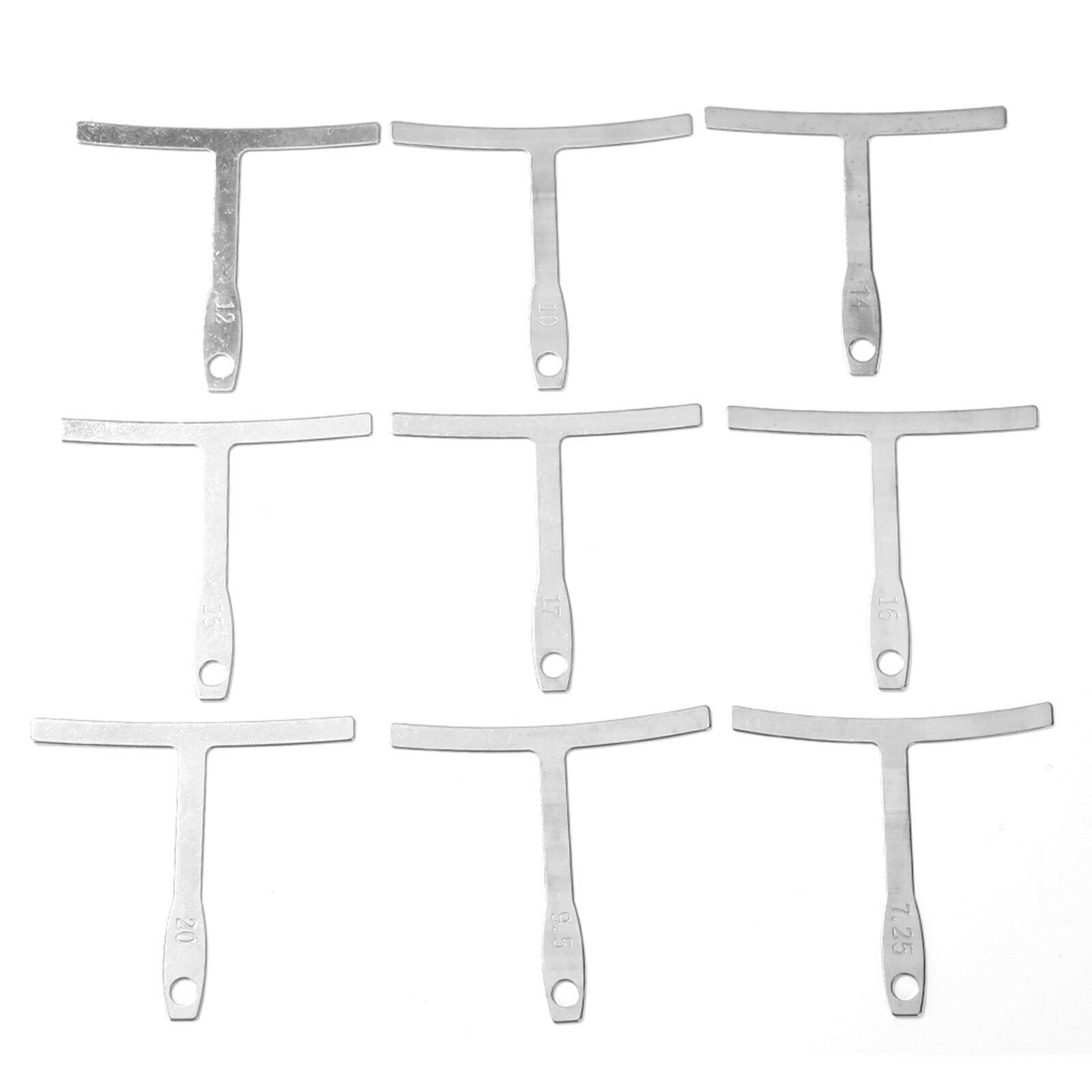 Guitar Luthier Tools Understring Radius Gauge for Guitar Bass Measuring Tool