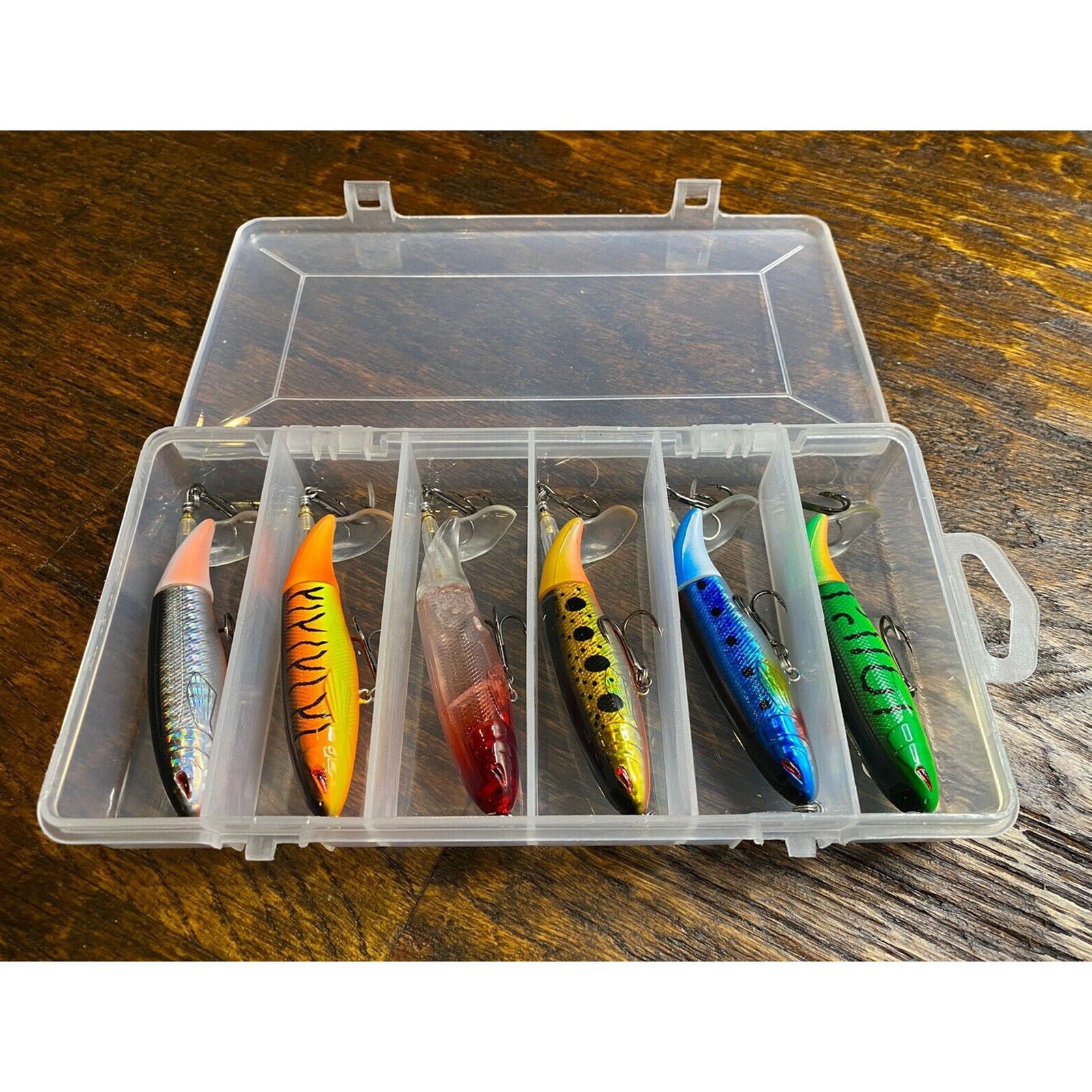 Plopper Topwater Float Fishing Lures Rotating Tail for Bass Pike Chub