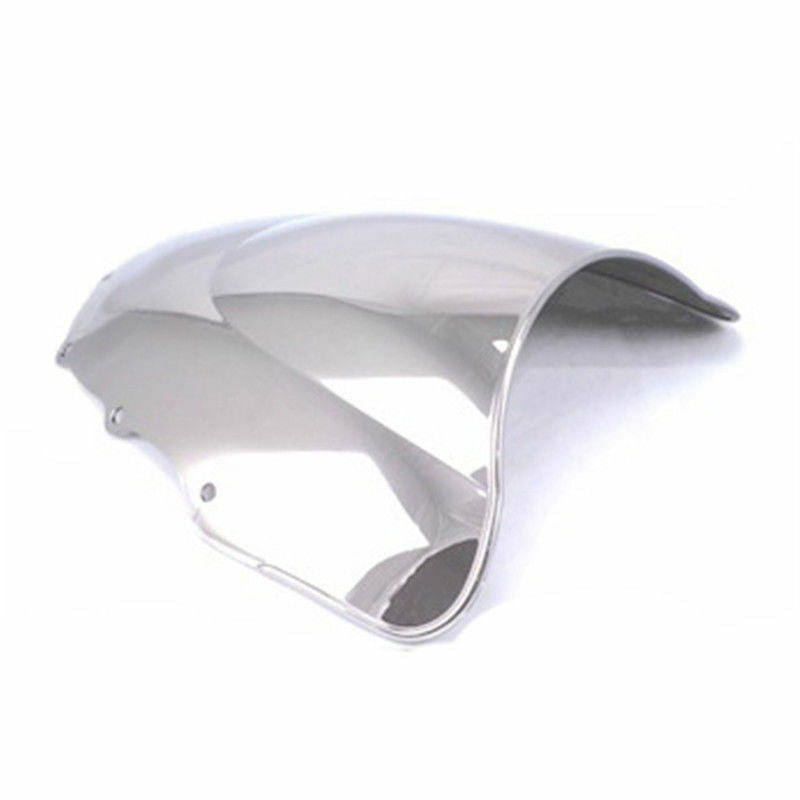 Chrome Double Bubble Windshield  for Kawasaki ZZR400/93-07 ZZR600/93-04