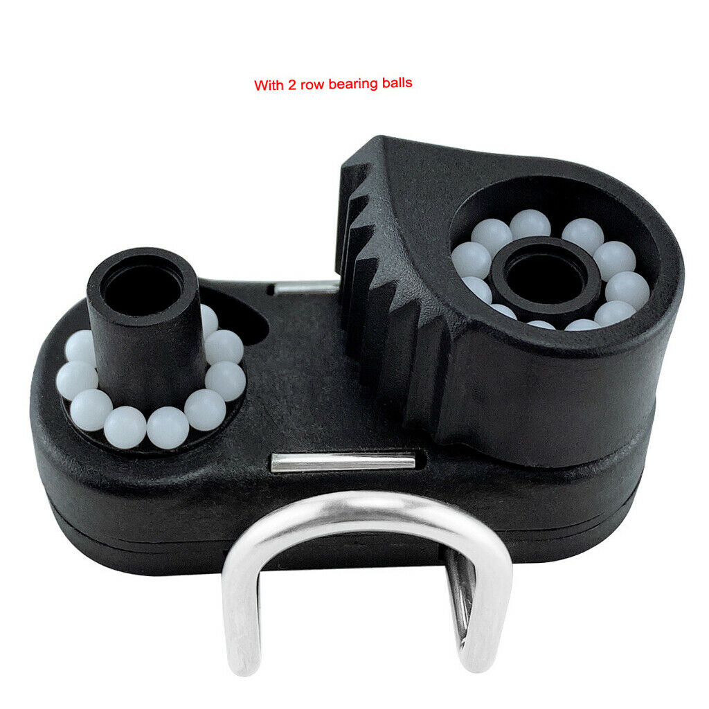 Aluminum Ball Bearing Sailboat Cam Cleat with Leading Ring Sailing Hardware