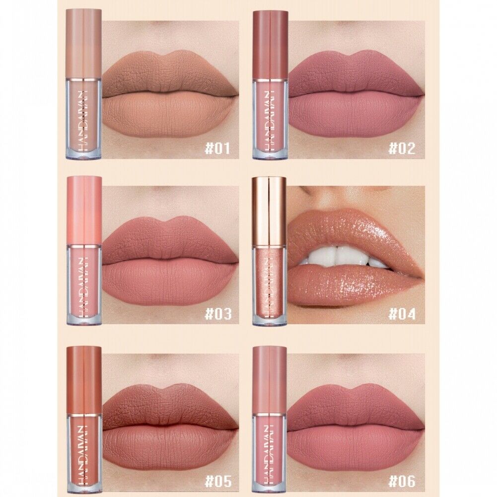 12Pcs/Box High Shine Waterproof Long-Lasting Lip Gloss +Matte Liquid Lipstick