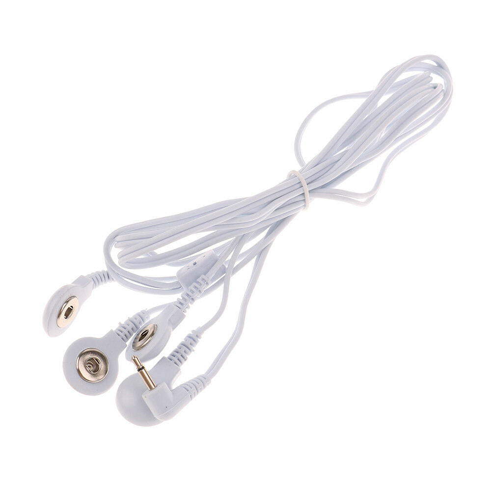 Electrode Lead Wire Machine Massager Electrode Wire Plug 3.55mm 4-Wa.l8
