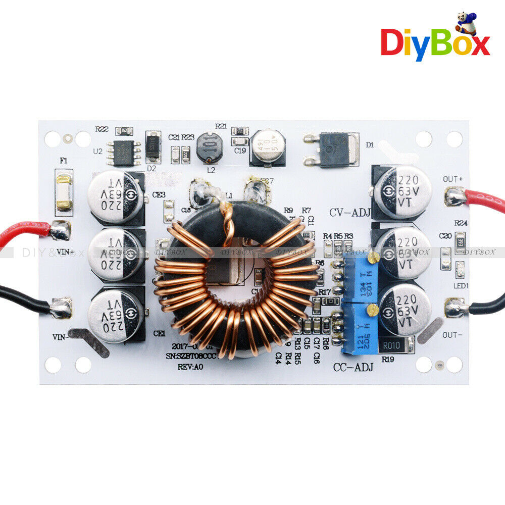 DC 600W 10A Step up Boost Constant Current Power Supply LED Driver Converter