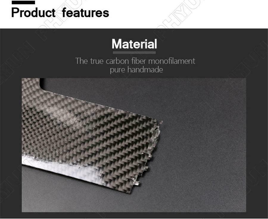 Carbon Headlight EyeLid Cover Eyebrows For BMW F32 F33 F36 F82 M4 M3 2014-2018