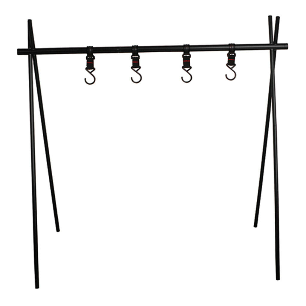 Aluminum Alloy Hanging Rack 8kg Outdoor Camping Triangular Clothes Cookware Rack