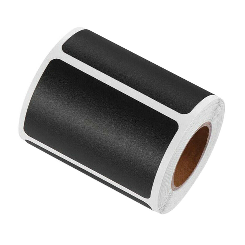 120Pcs Roll Chalkboard Labels Removable Blackboard Stickers Office Supplies