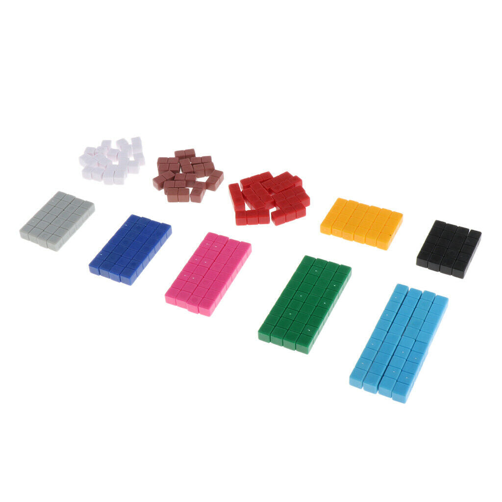 Lots 1 Early Mathematical Cognitive Numeral Colored Building Cute Kids Baby
