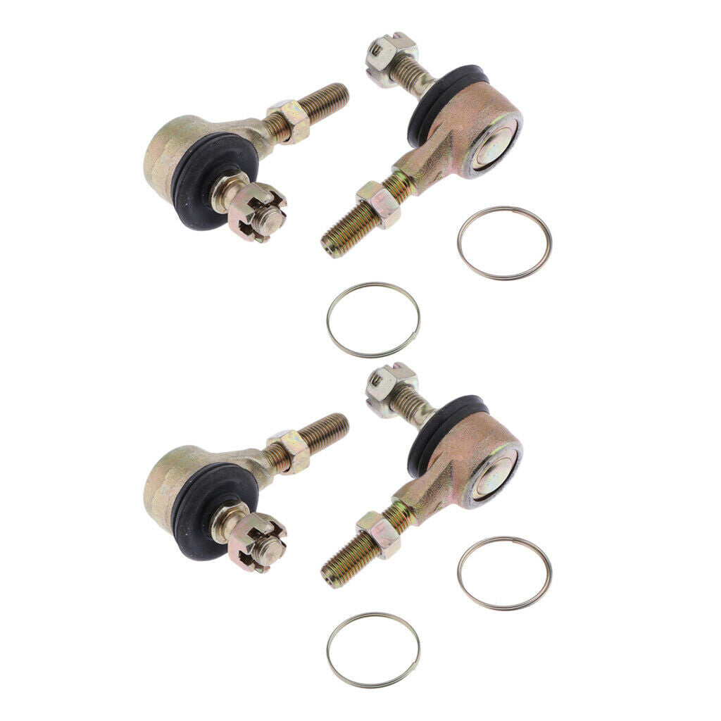 2 Pair 10mm Bolt Tie Rod End Ball Joiner for 110cc 125cc Dirt Bike ATV