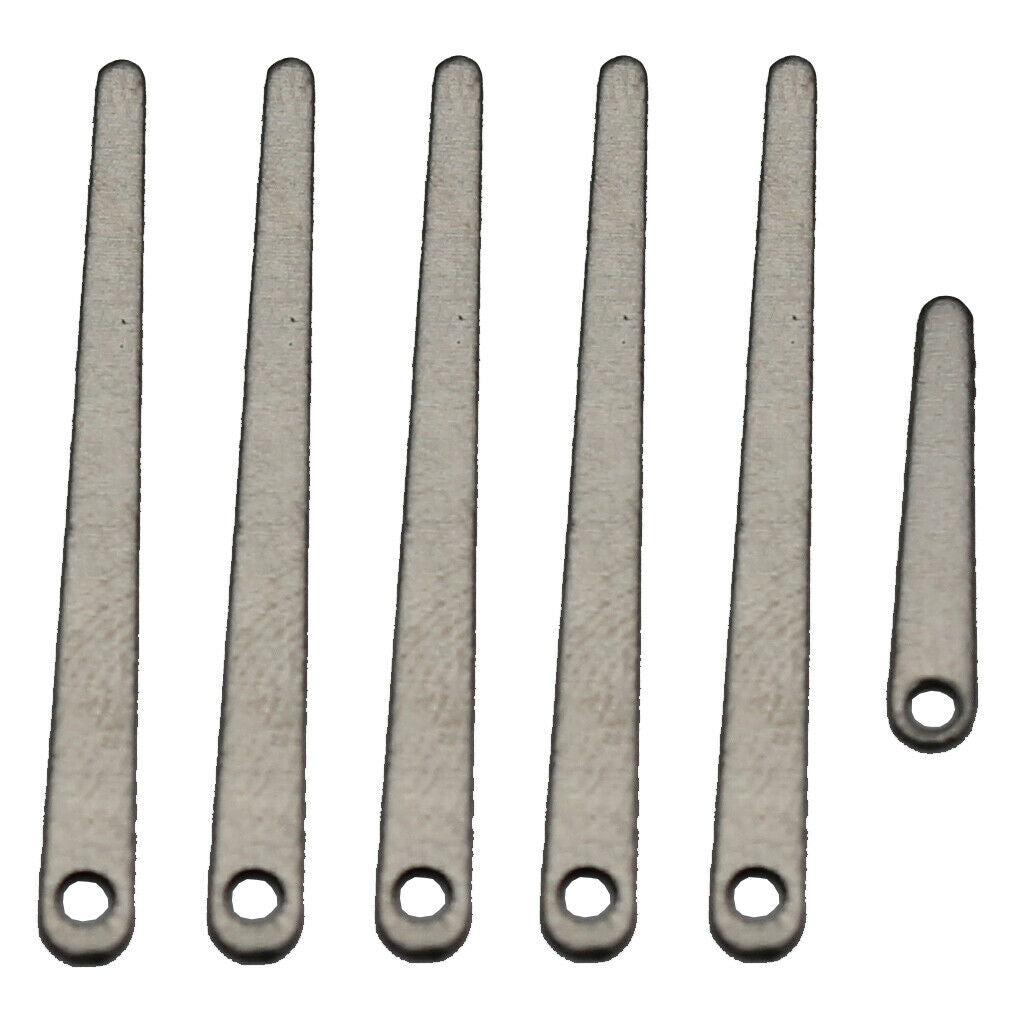 6 Sets Clarinet Repair Parts Spindle+Screw+Spring Leaf Screw for Maintenance