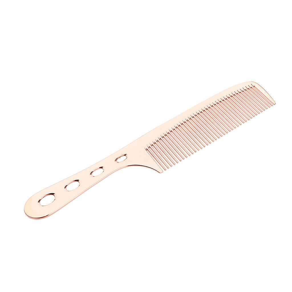 Space Aluminum Antistatic Haircutting Styling Hairdressing Barber Comb Light