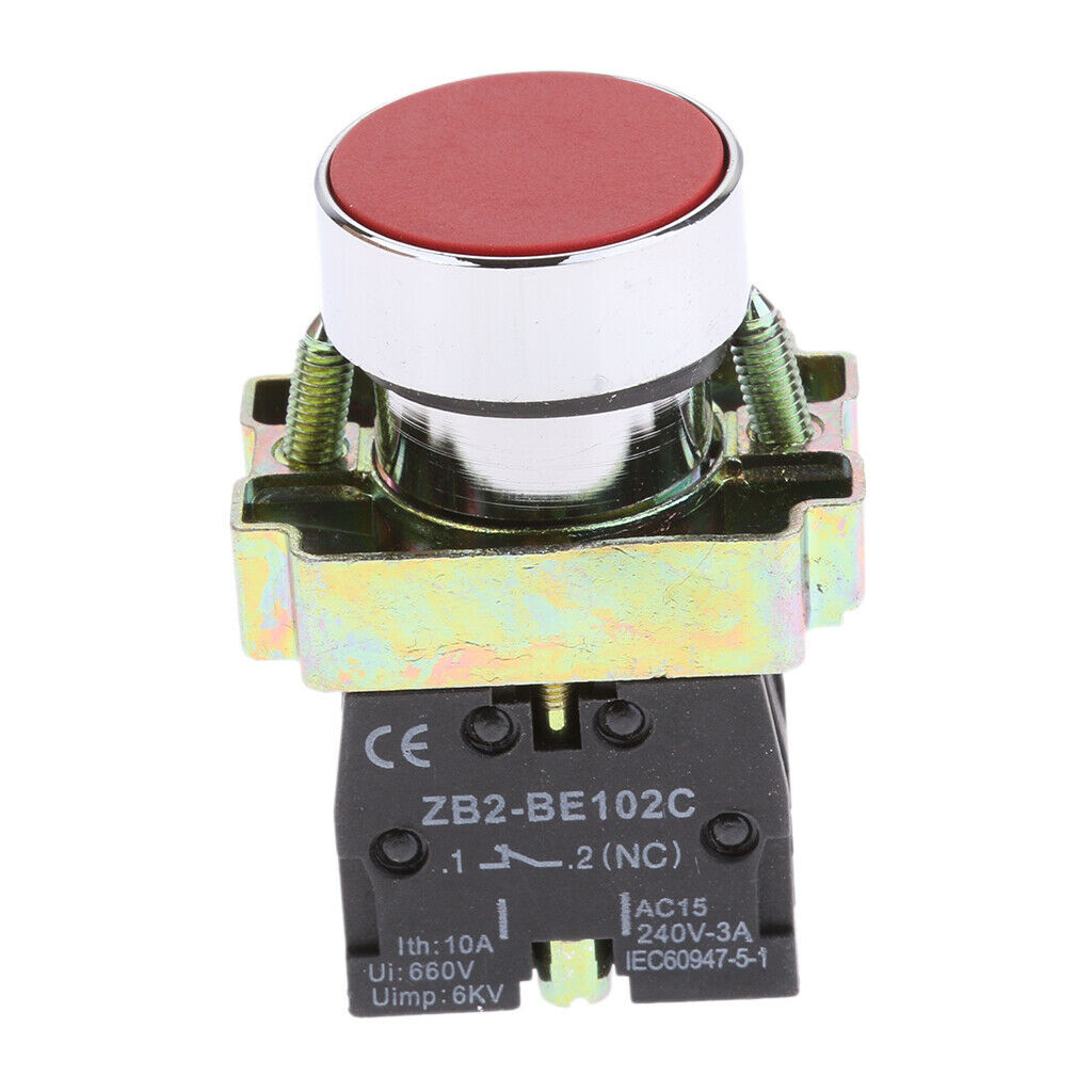 XB2 BA42 Momentary Round Red 1 NC Self-resetting Push Button 22mm