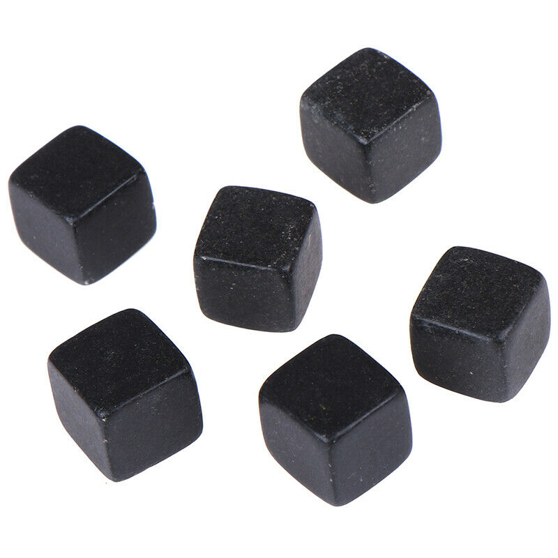 6Pcs Whisky Ice Stones Drinks Cooler Cubes Rocks Granite Dec.hcB Qx