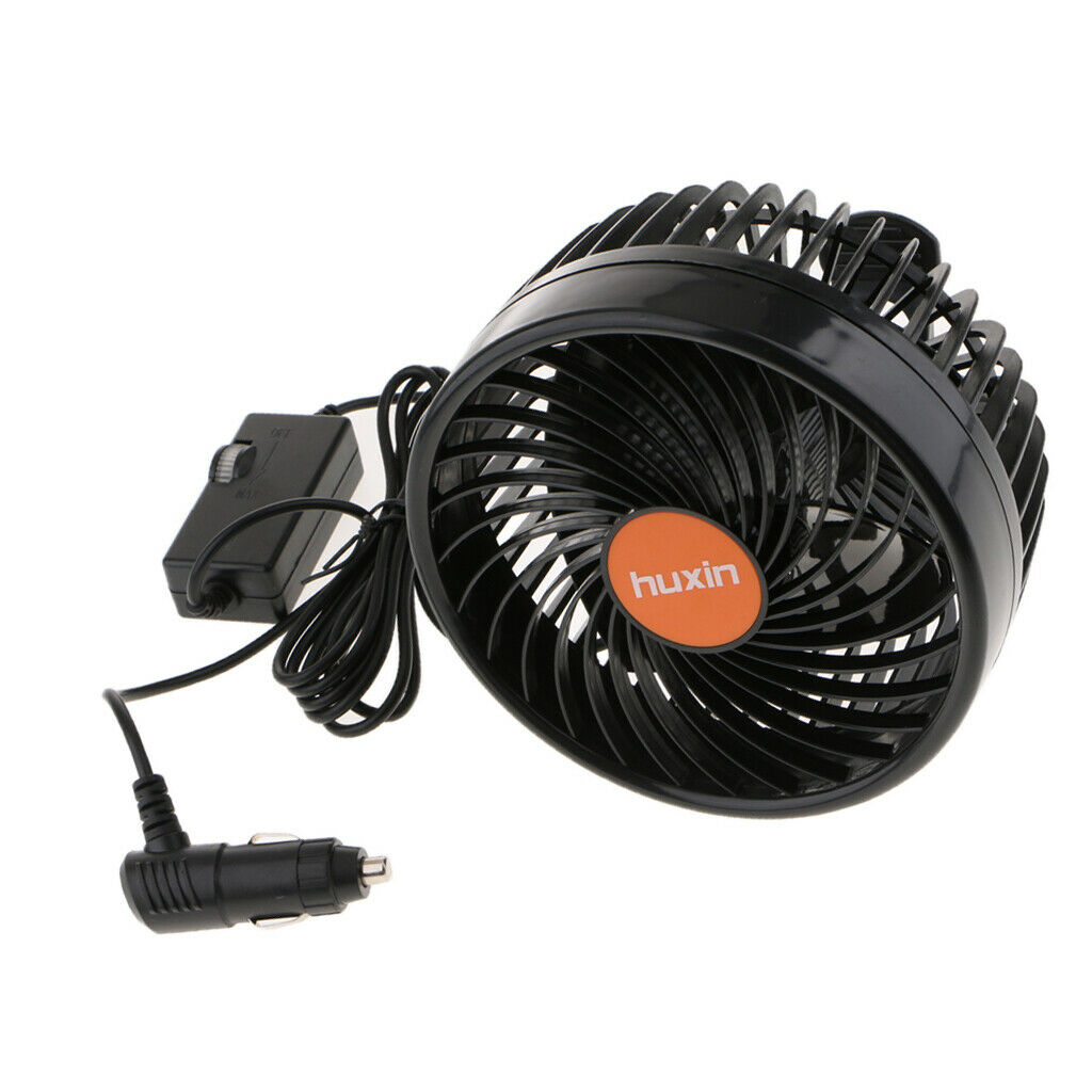 6 inch 24V 12W Car SUV Truck Plug in Electric Fan with Cigarette Lighter Low