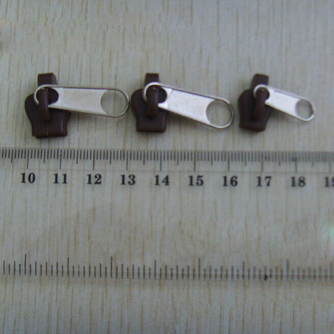 6 Pcs Set Zipper Repair Kit Zip Sliders Spirals Instant Fix Your Own DIY Sewing*