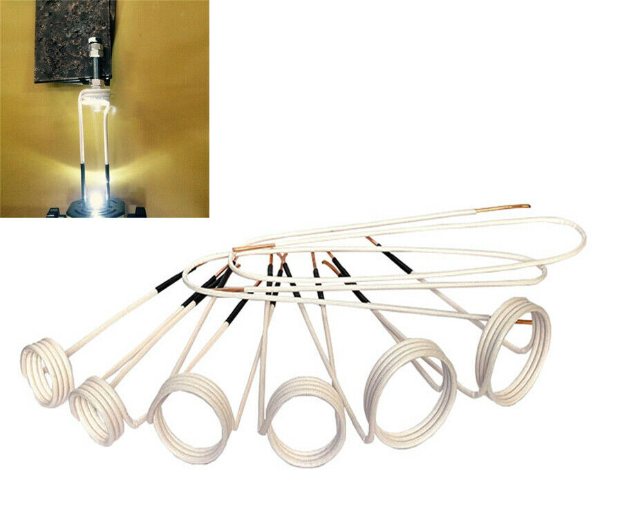 8x Magnetic Induction Heater Coils Kit Inter Changeable Mini Ductor Accessories