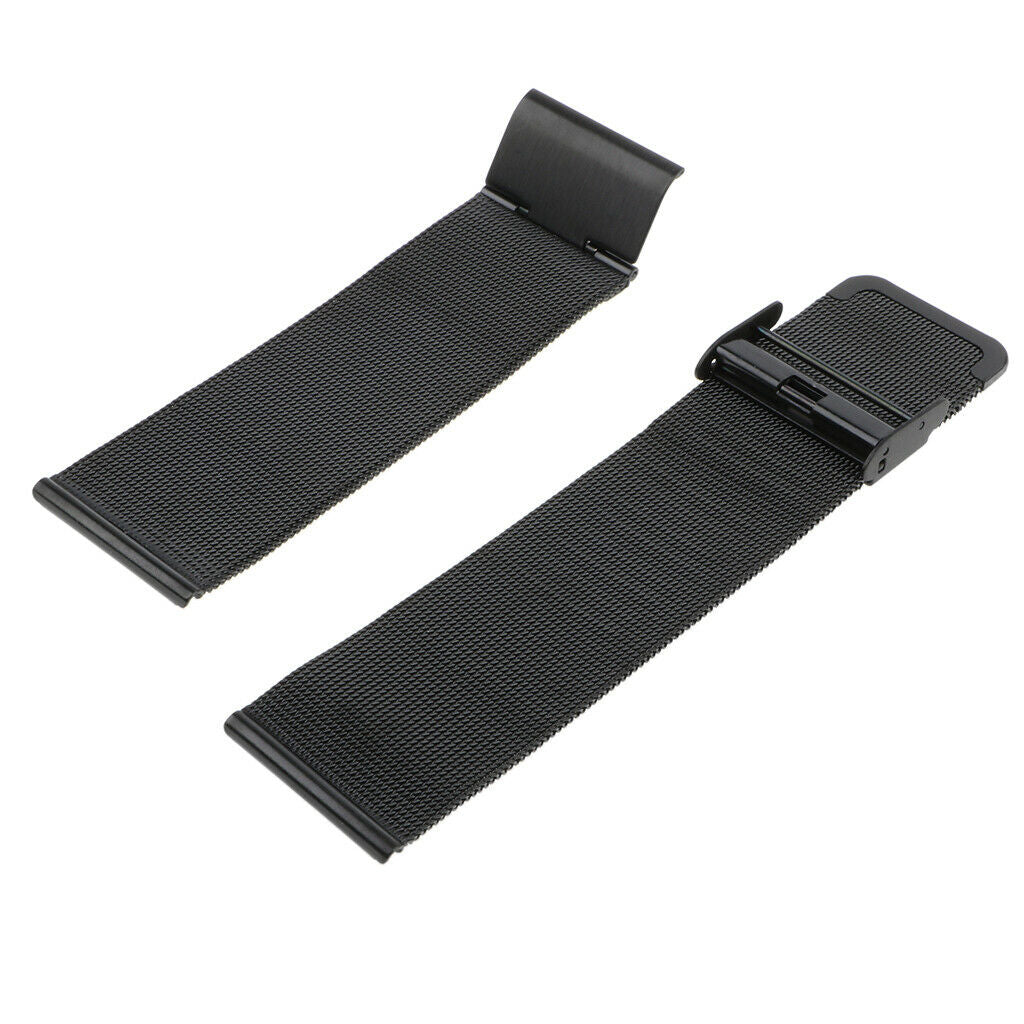 Loop Wristband Strap For Suunto Spartan Sport Watch Stainless Steel black