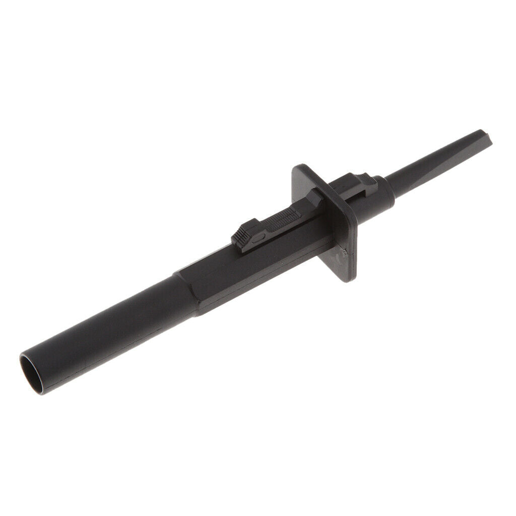 Fully Insulated Test Hook Testing Probe Clip for Oscilloscope/Multimeter, Black