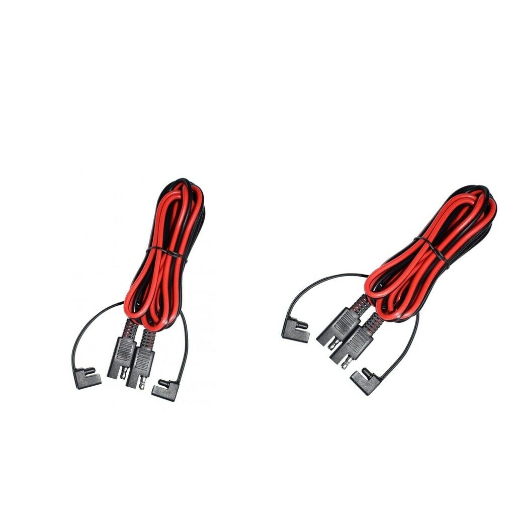 Pair 2m 2Pin SAE-SAE Automotive Connector Cable Cord Wire Quick Disconnect