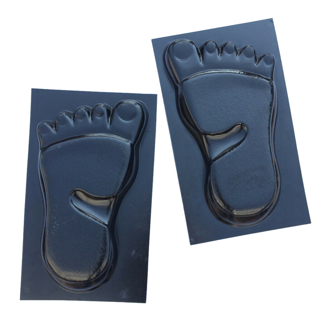 2 Pieces Simulated Foot Print Stepping Stone Garden Paving Mould - For Garden