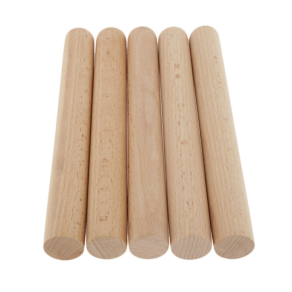 5x Woodworking Counting Stick Rods Wooden Sticks Craft Modelling Stick