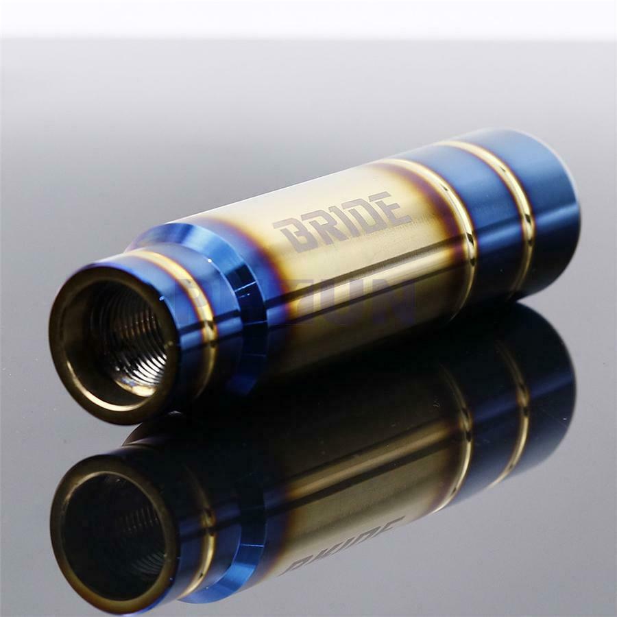 1x Aluminum Burnt Blue Car Gear Shift Knob Shifter Lever Head 130mm Universal
