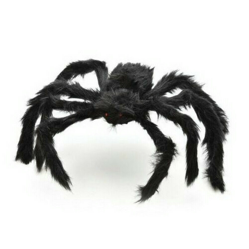 300mm Giant Black Spider Halloween Decoration Indoor Outdoor Haunted House Prop