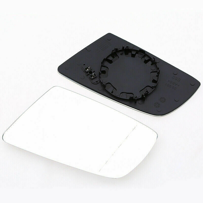 For BMW E60 E61 E63 E64 03-10 Pair Side Rear View Mirror Glass Heated White