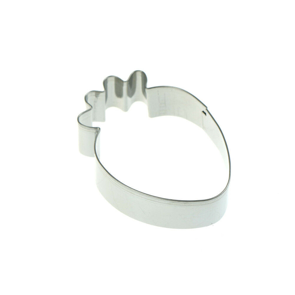strawberry shaped stainless steel cutter biscuit cookie mold baking decor toolDD