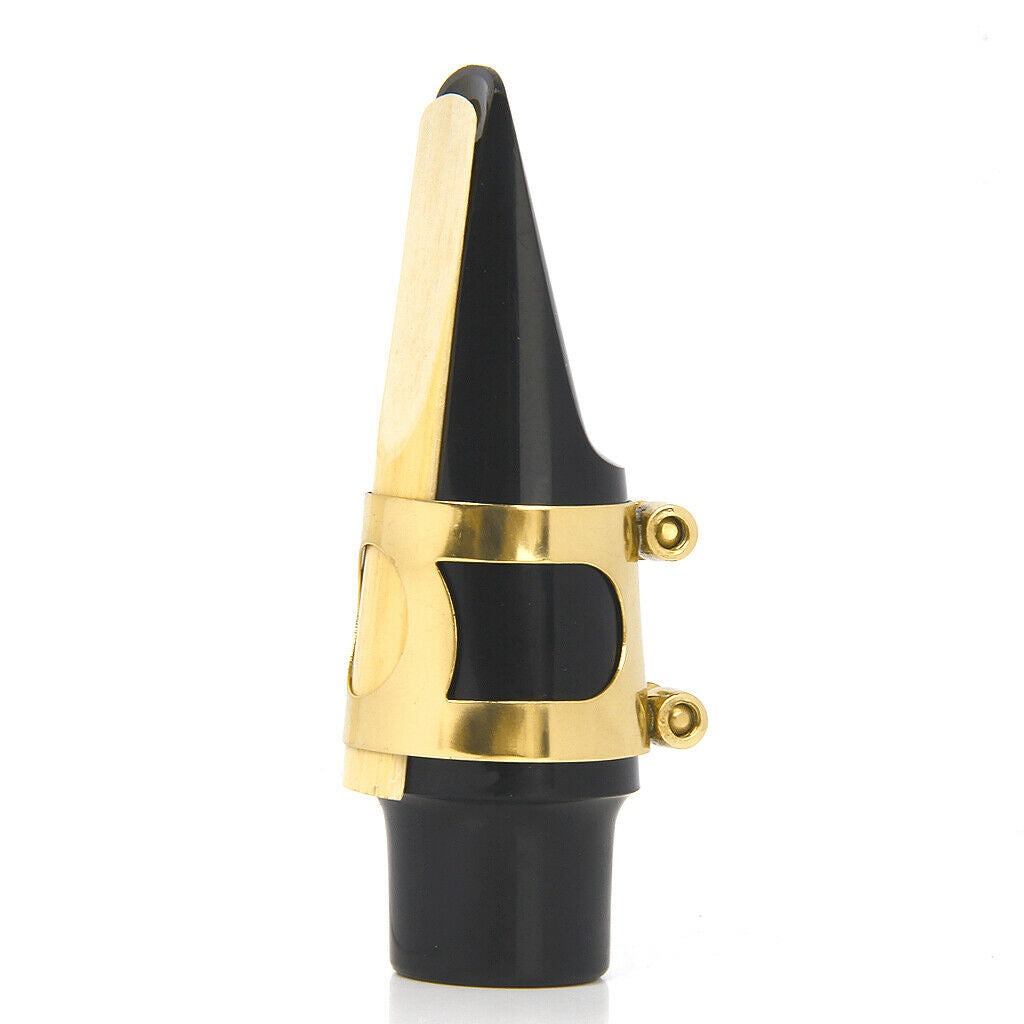 2x Alto Saxophone Mouthpiece with Ligature Protective  2.5 Reed Teeth Cushion